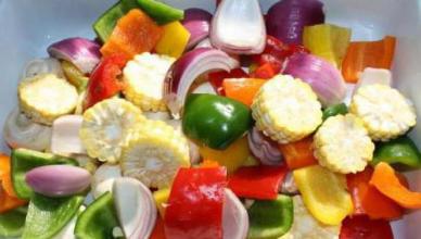 Shish kebab of vegetables on skewers, grill and in the oven - recipes and marinades Pickled vegetables for shish kebab