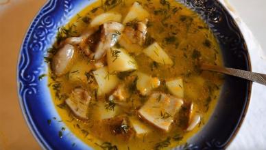 Грибной суп из сушеных грибов – простой рецепт