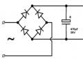 Do-it-yourself power supply Diagram of a laboratory power supply with current regulation