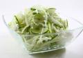 Fresh cabbage salad with vinegar
